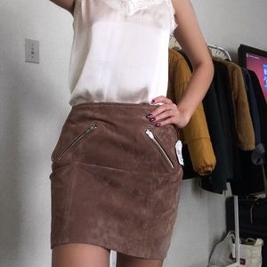 Blank NYC suede miniskirt